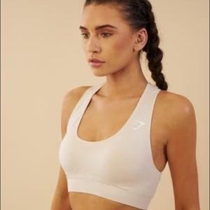 Gymshark Vital Seamless Sports Bra - Sand